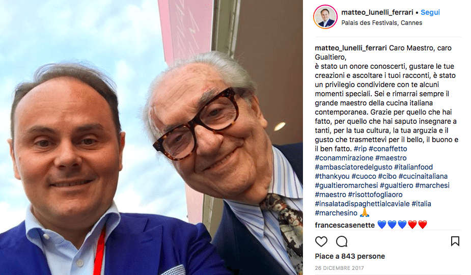 matteo lunelli-gualtiero-marchesi