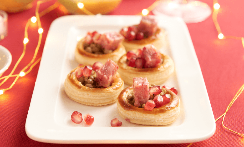 vol au vent con cotechino di modena igp