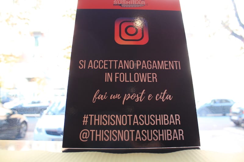 this is not a sushi bar milano