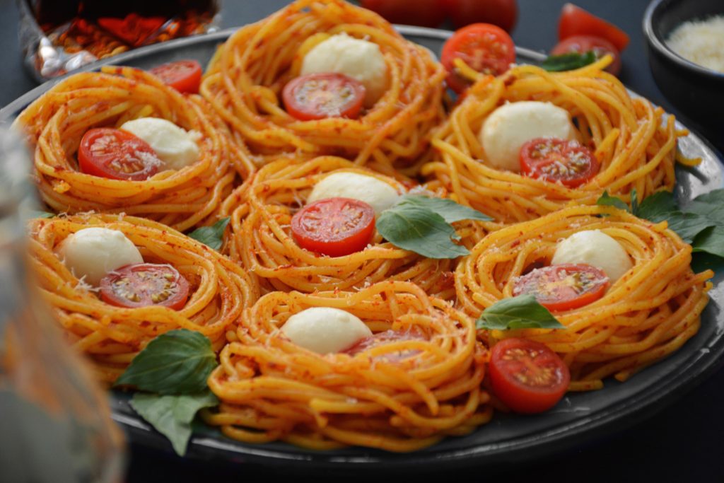 spaghetti e mozzarella