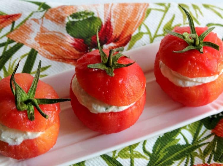 Pomodori ripieni di robiola