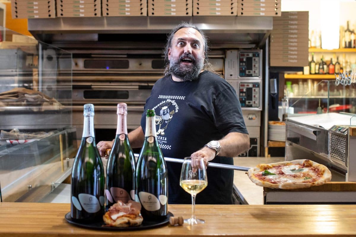 Franciacorta e pizza d'autore