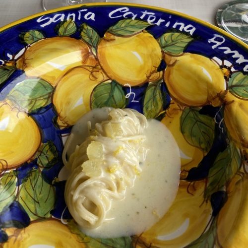 Spaghetti al limone d'Amalfi ricetta dello chef Giuseppe Stanzione