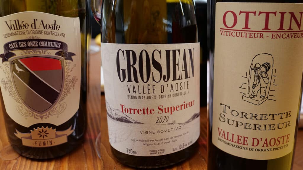 Valle d'Aosta Wines - Grandi Bottiglie