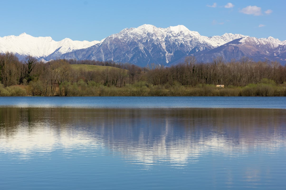 Ragogna lago vicino San Daniele del Friuli