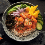 pokè con salmone norvegese