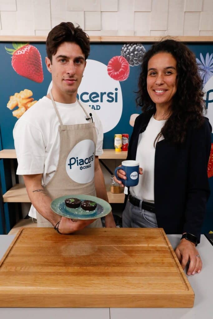 Chef Nicolas Bianchini e nutrizionista Scilla Thompson