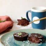 Tortini al cioccolato vegan e senza zucchero