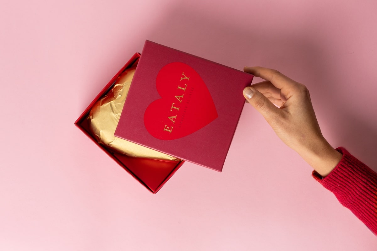 cuore cioccolato Eataly scatola