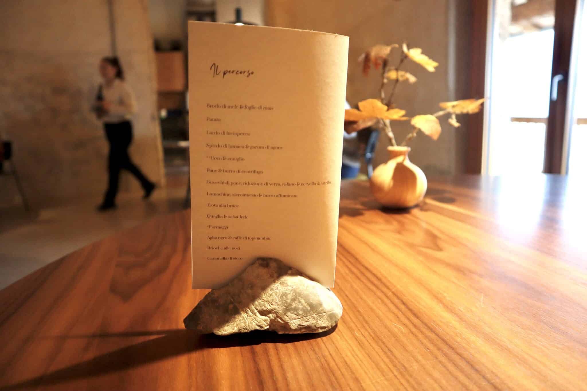 Contrada Bricconi menu