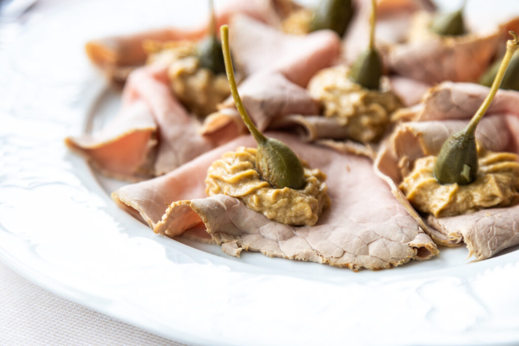 Il vitello tonnato de La Casa del Sindaco