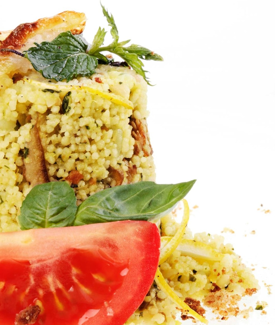 Cous cous con pesto di limone