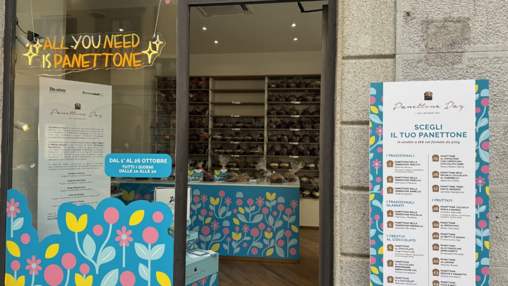 temporary store Milano panettone day