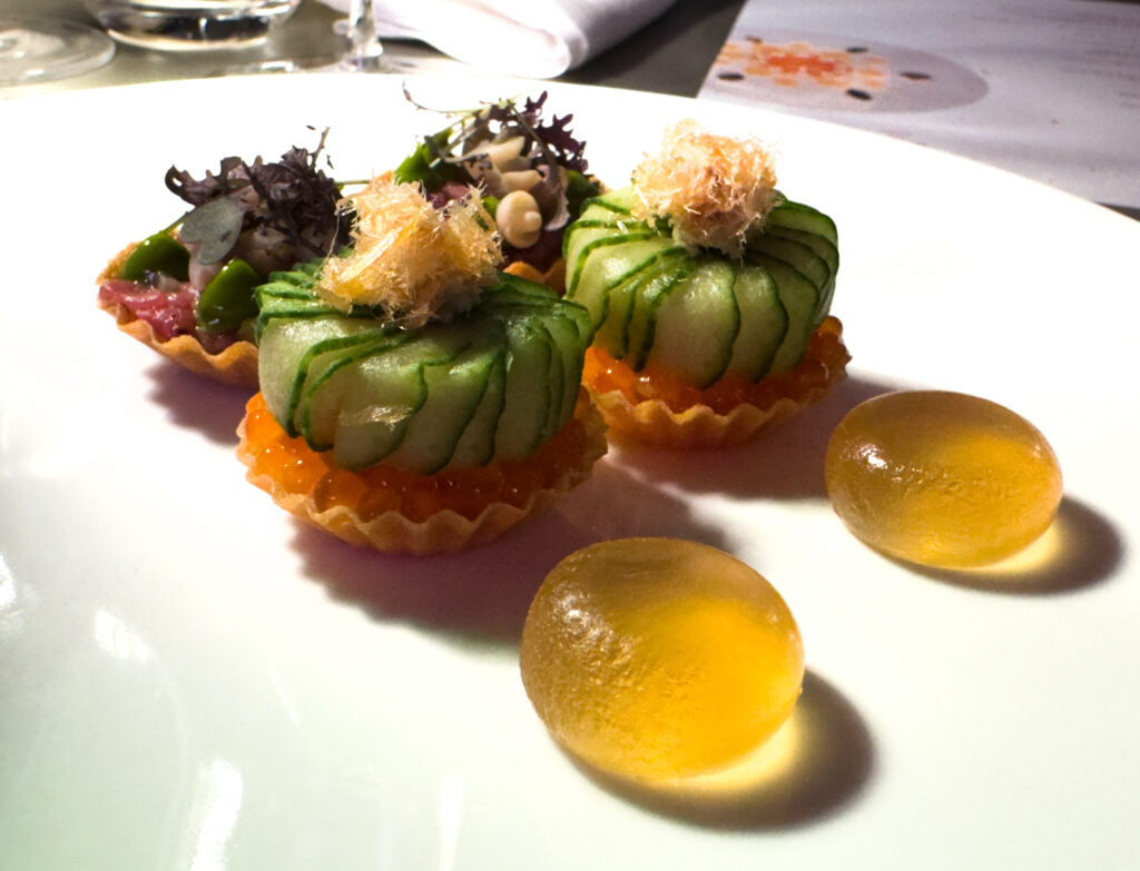 aperitivi degli chef Marcin Przybysz, Bartosz Szymczak,