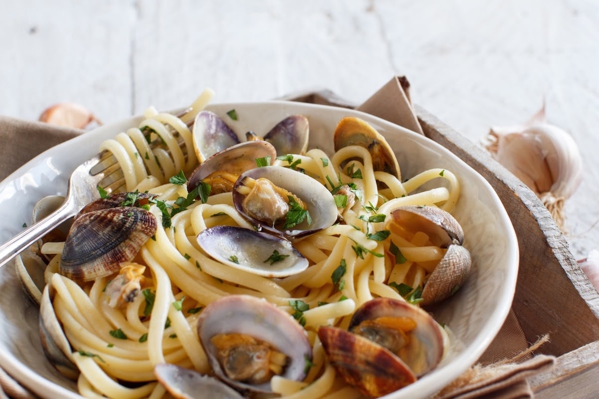 spaghetti con le vongole