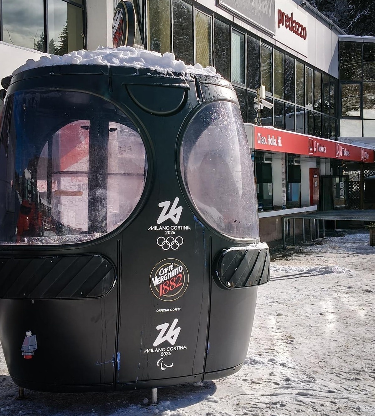 Cabinovia a Predazzo Caffè Vergnano