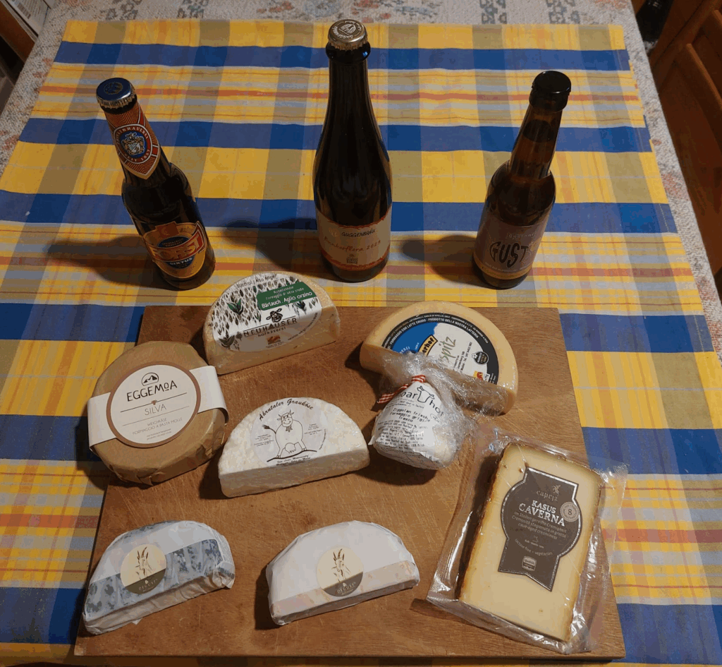 degustazione birre e formaggio