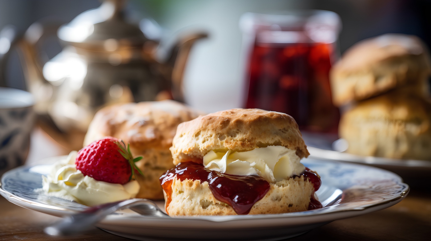 Traditional English scones