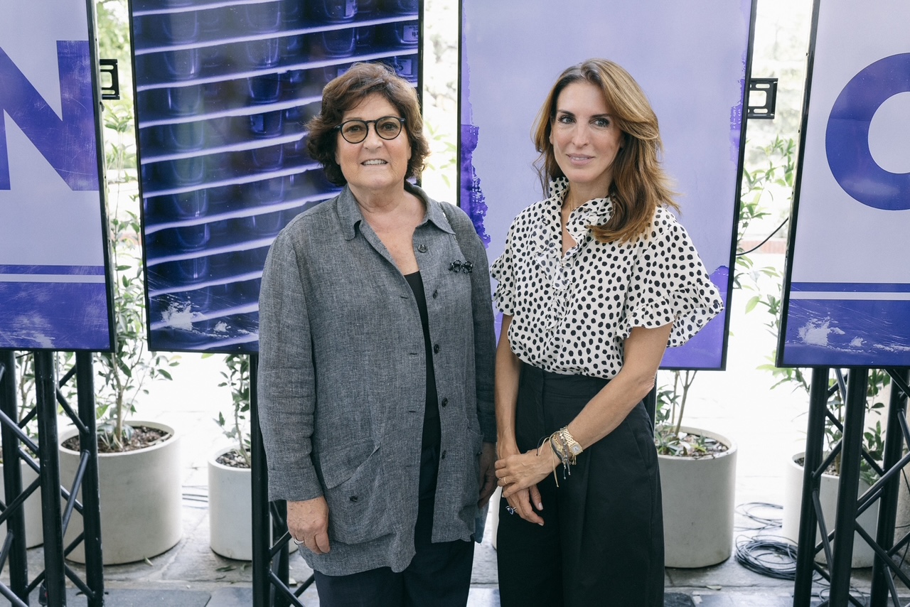 Erica Corti, Presidente di Triennale di Milano Servizi S.r.l., e Valeria Piaggio, Vicepresidente di Grupo Consorcio