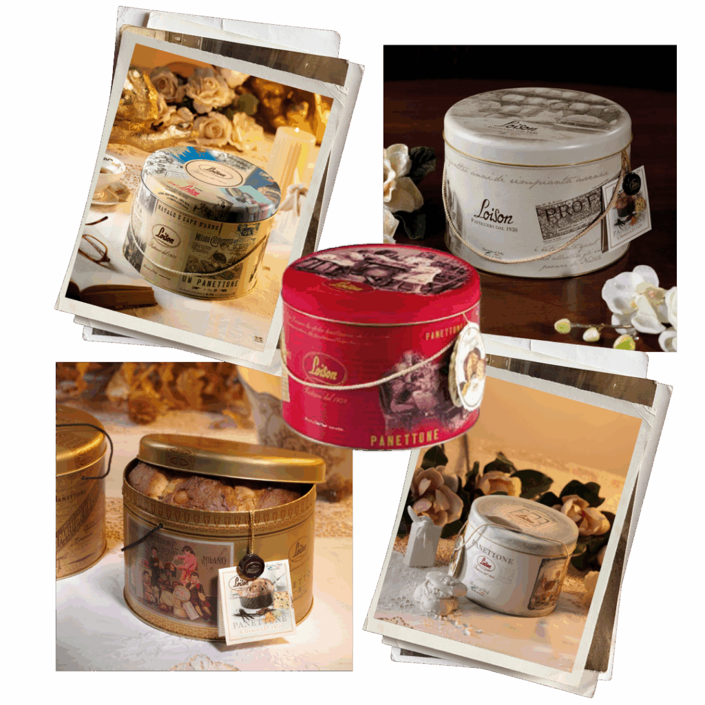 Collage delle latte Loison dal 2006 al 2010