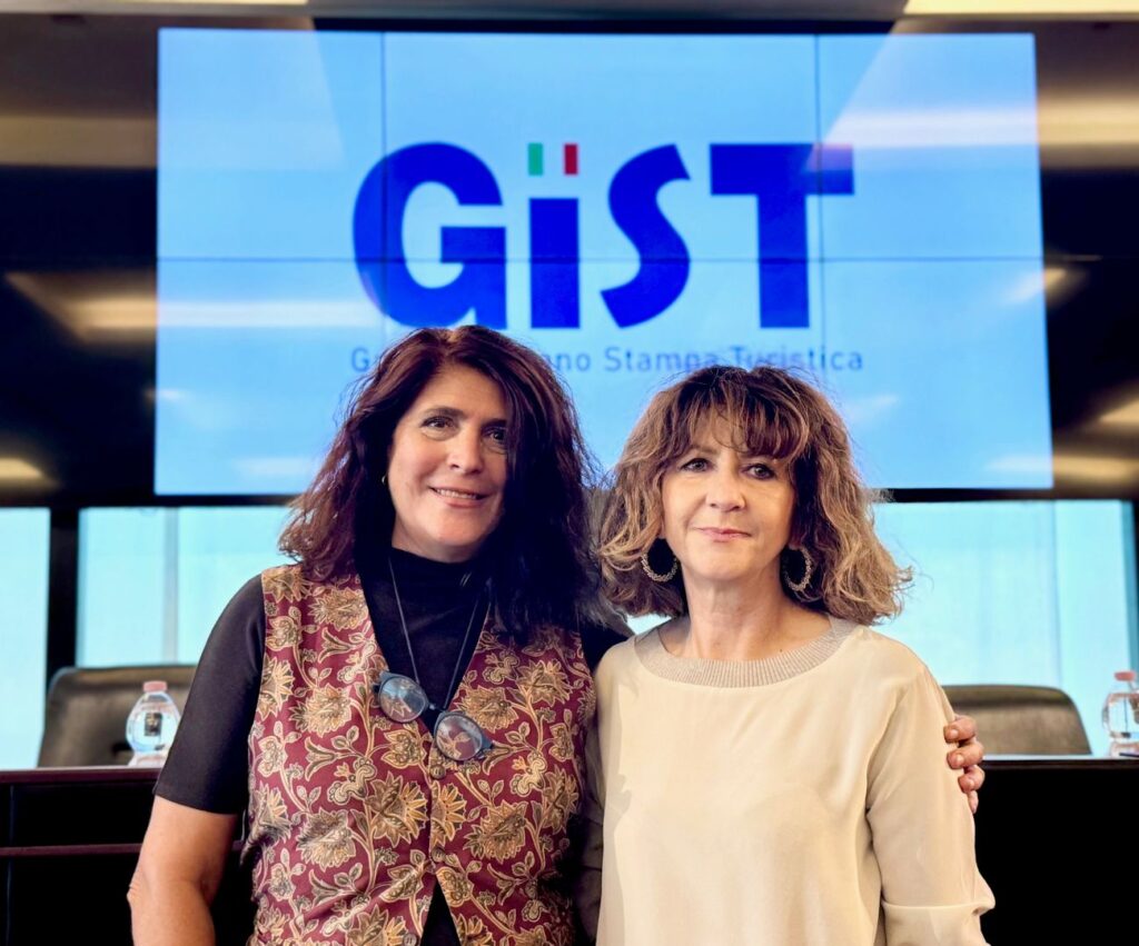 Elena Bianco, presidente del Travel Food Award, e Sabrina Talarico, presidente del GIST